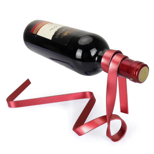 Suspended  Ribbon Wine Bottle Holder
